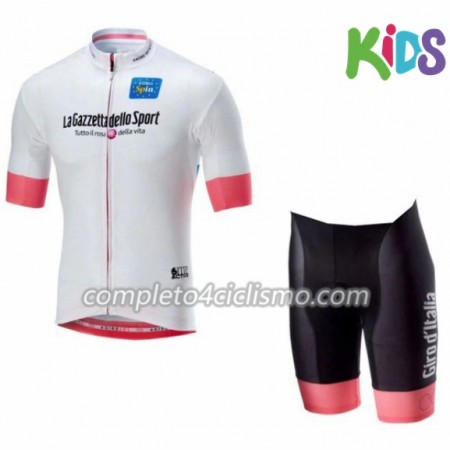 Bambino Maglia Bianca + Pantaloncino 2018 Giro d'Italia Bambino Maglia Bianca + Pantaloncino 2018 Giro d'Italia
